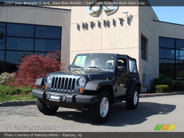 2007 Jeep Wrangler X 4x4 in Steel Blue Metallic