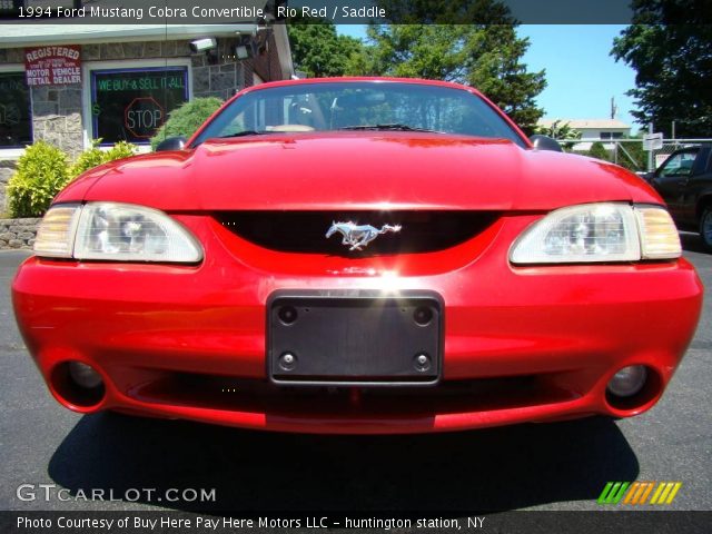 1994 Ford Mustang Cobra Convertible in Rio Red