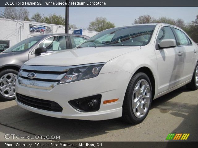2010 Ford Fusion SE in White Suede
