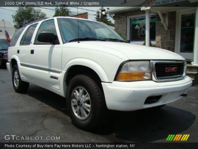 2000 GMC Jimmy SLE 4x4 in Summit White