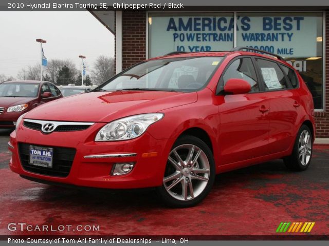 2010 Hyundai Elantra Touring SE in Chilipepper Red