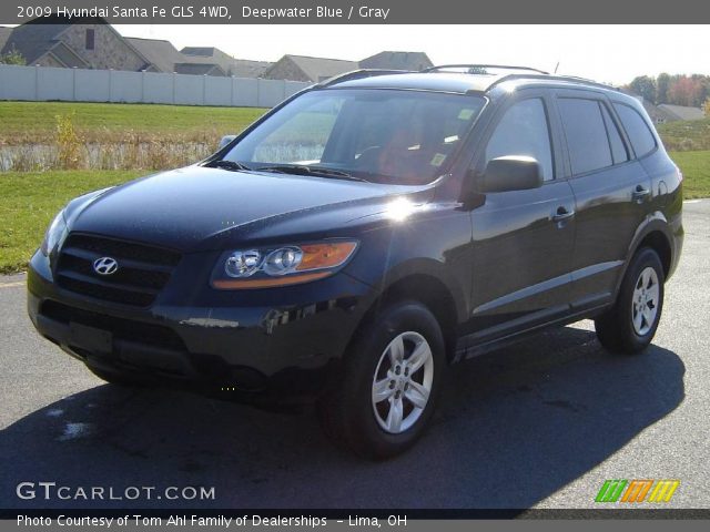 2009 Hyundai Santa Fe GLS 4WD in Deepwater Blue