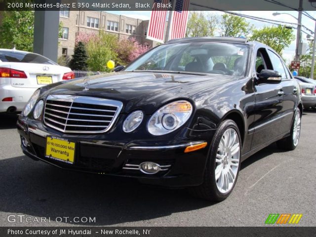 2008 Mercedes-Benz E 350 4Matic Sedan in Black