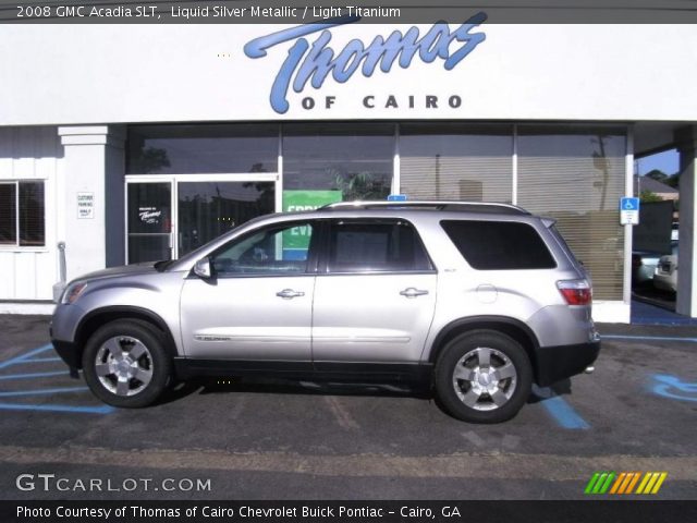 2008 GMC Acadia SLT in Liquid Silver Metallic