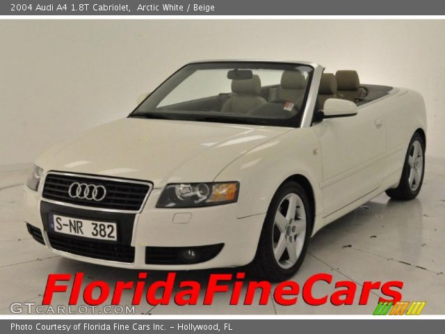 2004 Audi A4 1.8T Cabriolet in Arctic White
