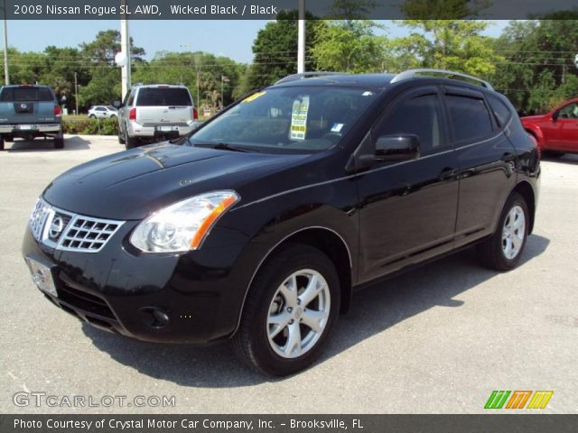 2008 Nissan Rogue SL AWD in Wicked Black