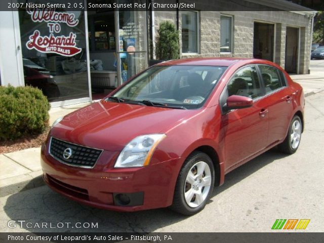 2007 Nissan Sentra 2.0 S in Sonoma Sunset Red
