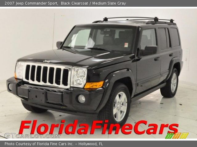 2007 Jeep Commander Sport in Black Clearcoat