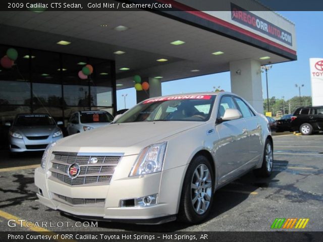 2009 Cadillac CTS Sedan in Gold Mist