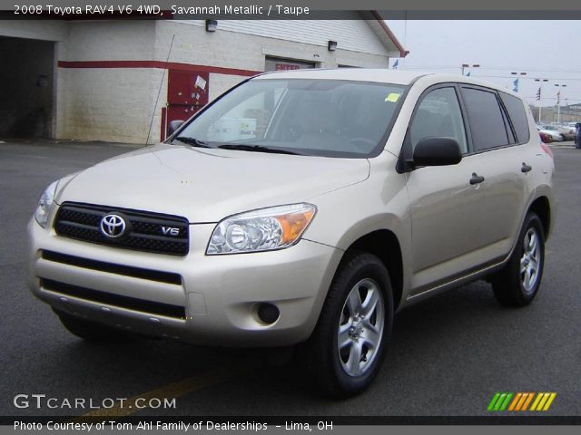 2008 Toyota RAV4 V6 4WD in Savannah Metallic