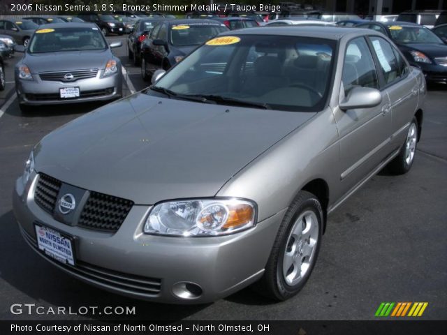 2006 Nissan Sentra 1.8 S in Bronze Shimmer Metallic
