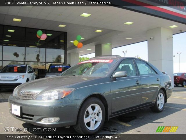 2002 Toyota Camry SE V6 in Aspen Green Pearl