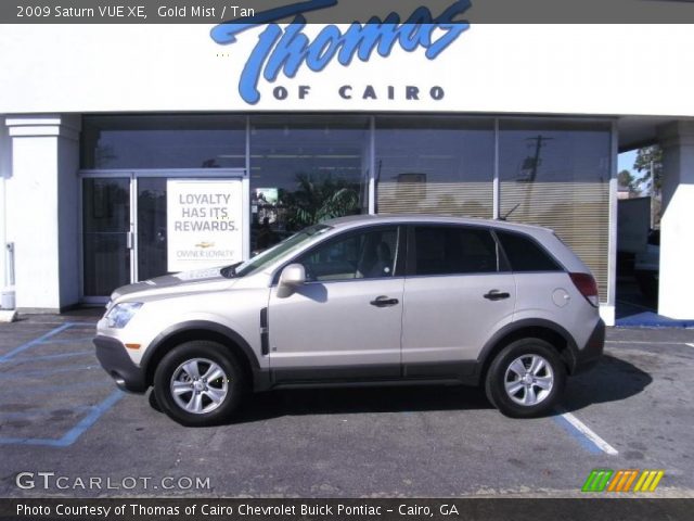 2009 Saturn VUE XE in Gold Mist