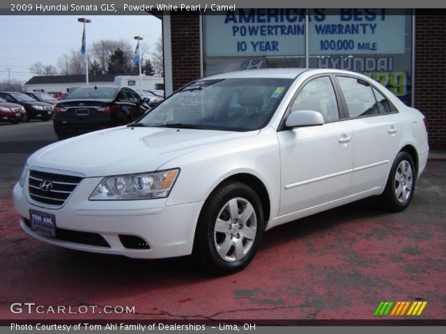 2009 Hyundai Sonata GLS in Powder White Pearl