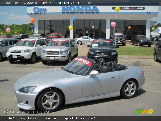 2002 Honda S2000 Roadster in Sebring Silver Metallic