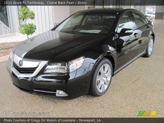 2010 Acura RL Technology in Crystal Black Pearl