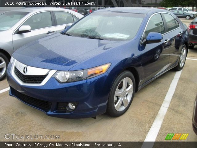 2010 Acura TSX Sedan in Vortex Blue Pearl