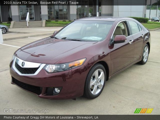 2010 Acura TSX Sedan in Basque Red Pearl