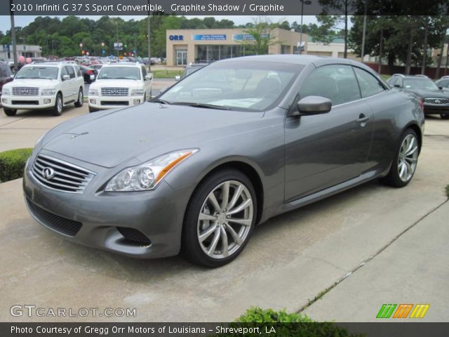 2010 Infiniti G 37 S Sport Convertible in Graphite Shadow