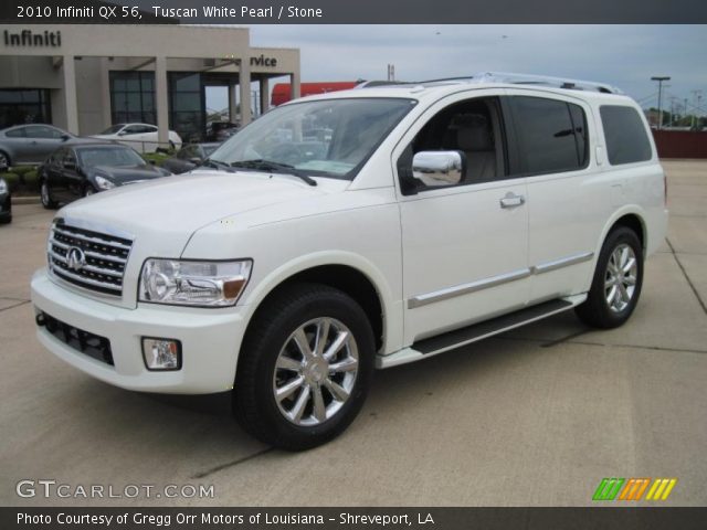 2010 Infiniti QX 56 in Tuscan White Pearl