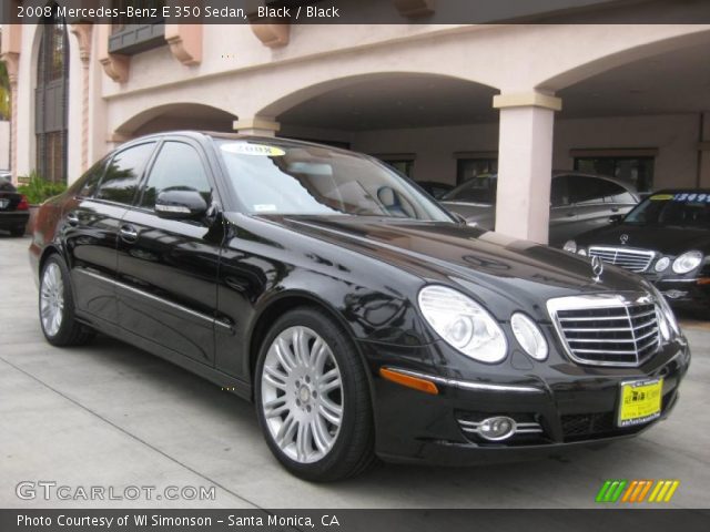 2008 Mercedes-Benz E 350 Sedan in Black