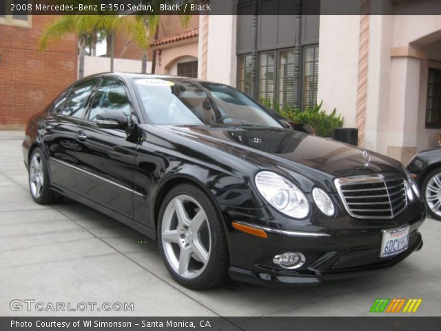 2008 Mercedes-Benz E 350 Sedan in Black