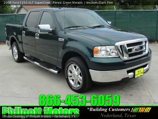 2008 Ford F150 XLT SuperCrew in Forest Green Metallic