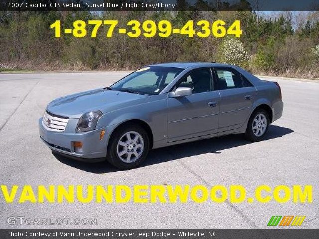 2007 Cadillac CTS Sedan in Sunset Blue