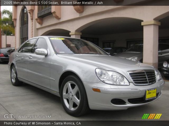 2005 Mercedes-Benz S 500 Sedan in Brilliant Silver Metallic