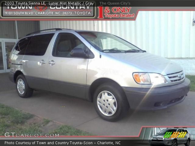 2003 Toyota Sienna LE in Lunar Mist Metallic