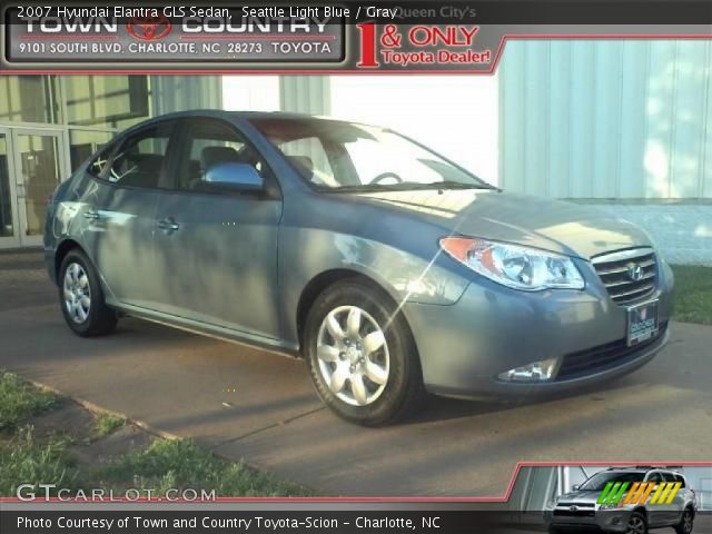 2007 Hyundai Elantra GLS Sedan in Seattle Light Blue