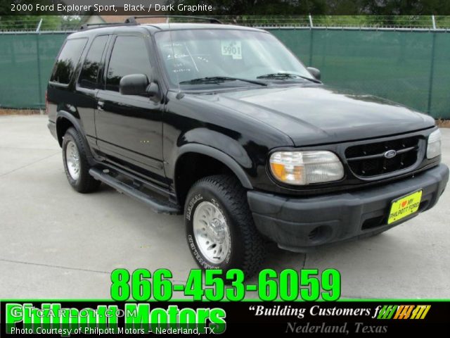 2000 Ford Explorer Sport in Black