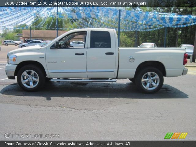 2008 Dodge Ram 1500 Lone Star Edition Quad Cab in Cool Vanilla White