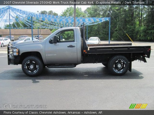 2007 Chevrolet Silverado 2500HD Work Truck Regular Cab 4x4 in Graystone Metallic