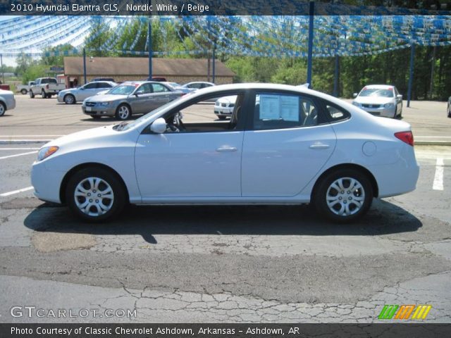 2010 Hyundai Elantra GLS in Nordic White