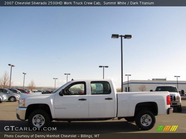 2007 Chevrolet Silverado 2500HD Work Truck Crew Cab in Summit White