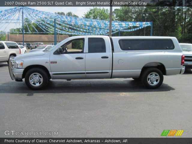 2007 Dodge Ram 2500 SLT Quad Cab in Bright Silver Metallic