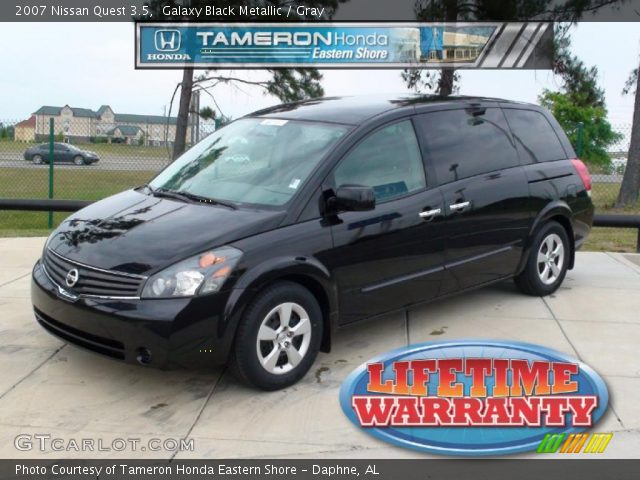 2007 Nissan Quest 3.5 in Galaxy Black Metallic