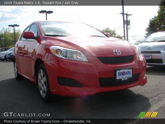 2009 Toyota Matrix 1.8 in Radiant Red