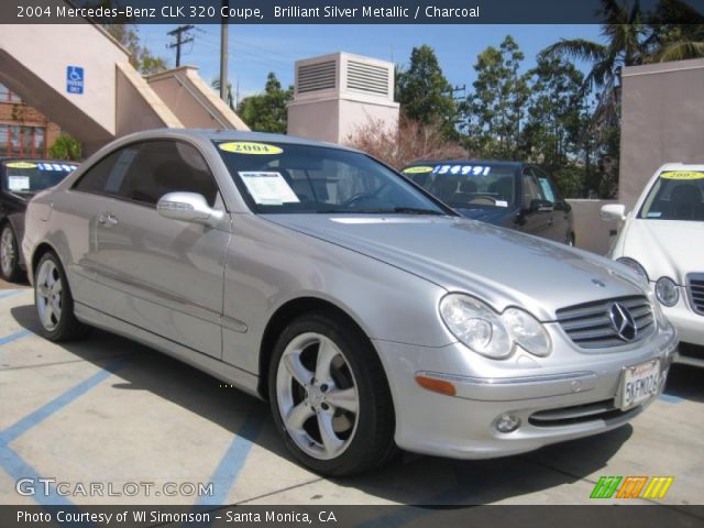 2004 Mercedes-Benz CLK 320 Coupe in Brilliant Silver Metallic