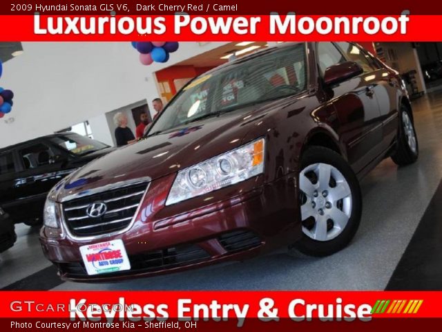 2009 Hyundai Sonata GLS V6 in Dark Cherry Red