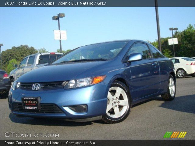 2007 Honda civic atomic blue metallic