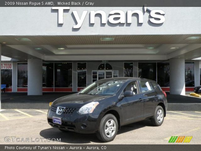 2009 Nissan Rogue S AWD in Wicked Black