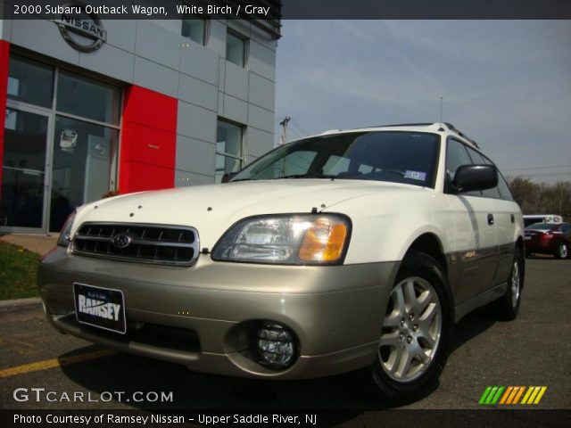 2000 Subaru Outback Wagon in White Birch