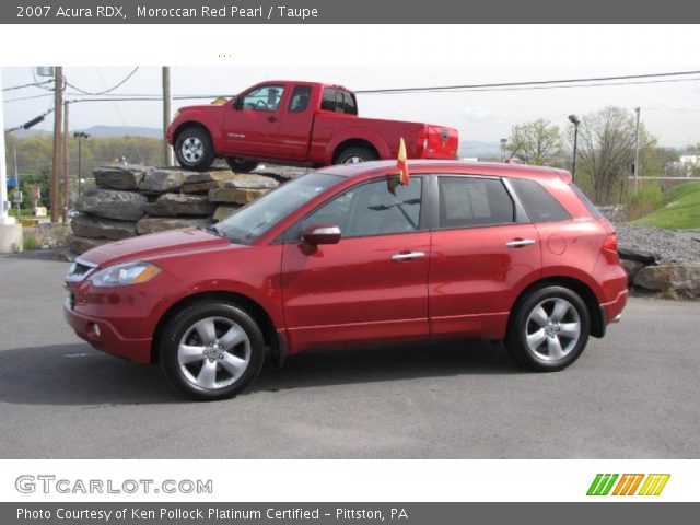 2007 Acura RDX  in Moroccan Red Pearl