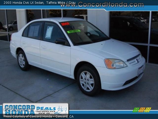 2003 Honda Civic LX Sedan in Taffeta White