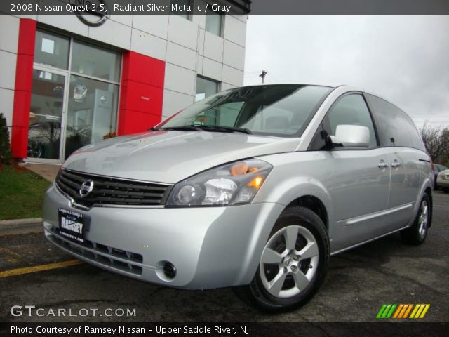 2008 Nissan Quest 3.5 in Radiant Silver Metallic