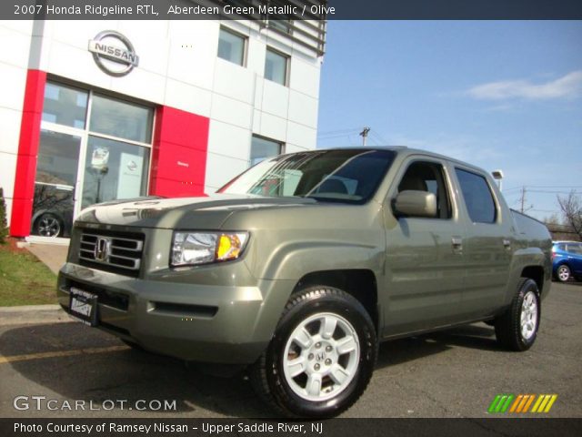 2007 Honda Ridgeline RTL in Aberdeen Green Metallic