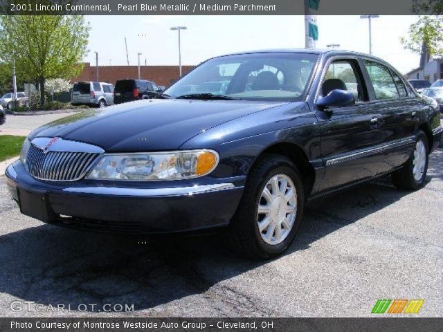 2001 Lincoln Continental  in Pearl Blue Metallic