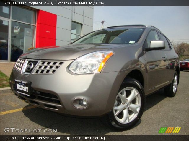 2008 Nissan Rogue SL AWD in Gotham Gray Metallic